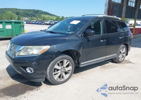 2013 Nissan Pathfinder Platinum from USA, damaged, VIN 5N1AR2MM8DC613065